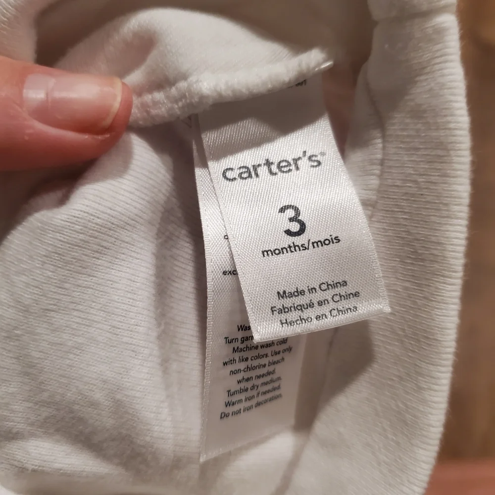 Carters Gerber Baby Essentials 4 Hat Cotton Beanie Star White Gray Orange Unisex